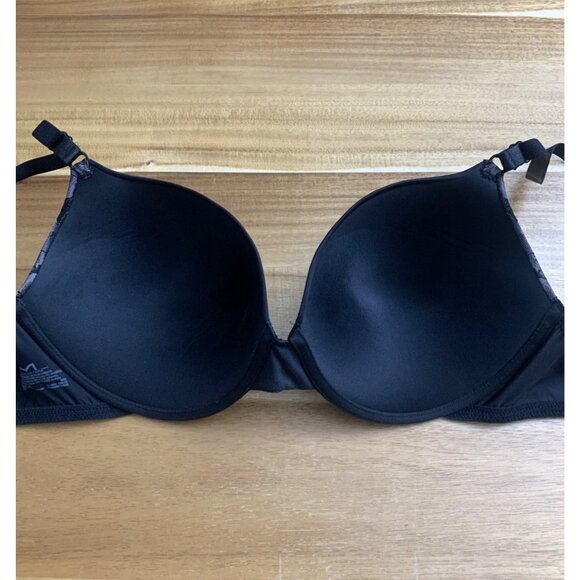 Maidenform Black Push Up Bra With Adjustable Straps Convert To Criss-Cross 40DD - Picture 7 of 12